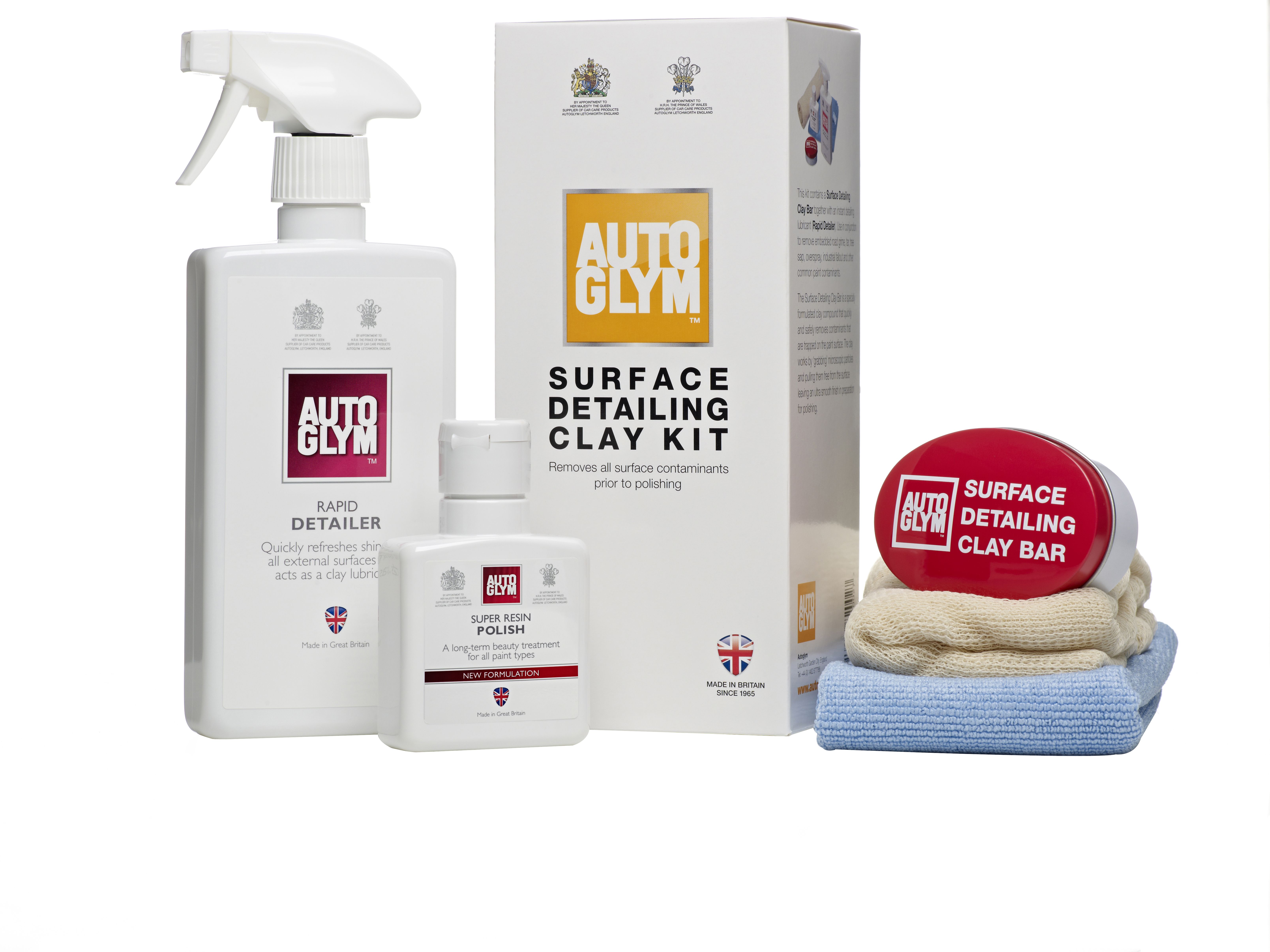 Autoglym Surface detailing clay kit