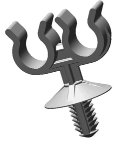 271166080 KABELCLIP 16608 PA6-BL