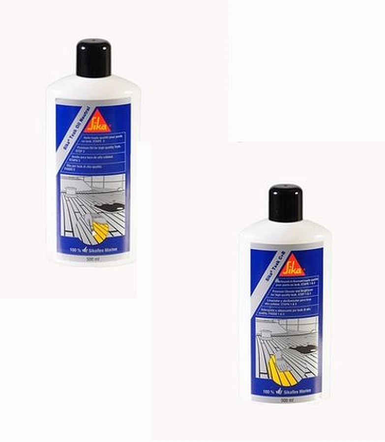 925497383 SIKA TEAK OIL NEUTRAL 500 ML VOOR HET BESCHERMEN VAN TEAKHOUT