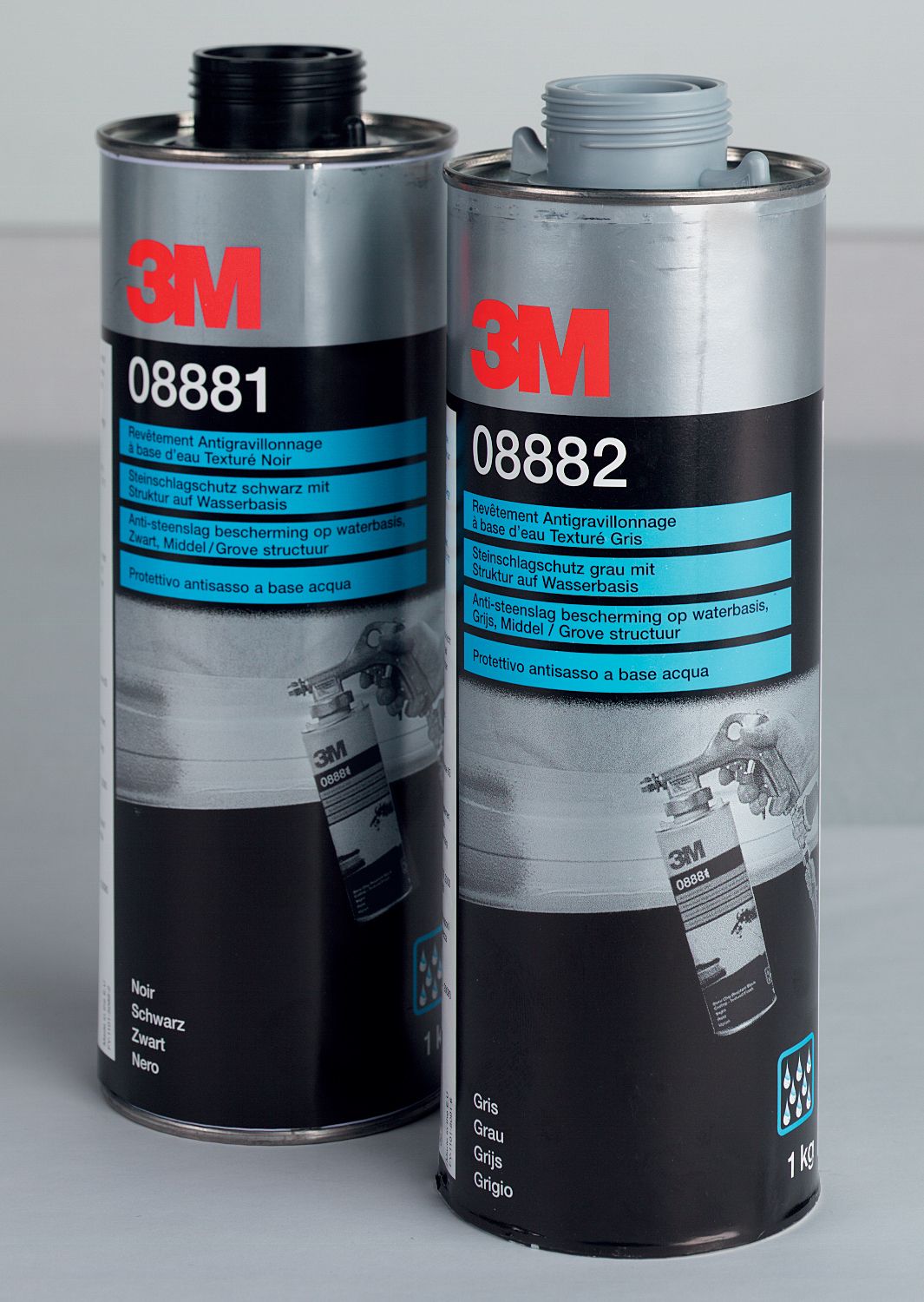 920088810 3M ANTI-STEENSLAG ZWART WATERBASIS 1 L