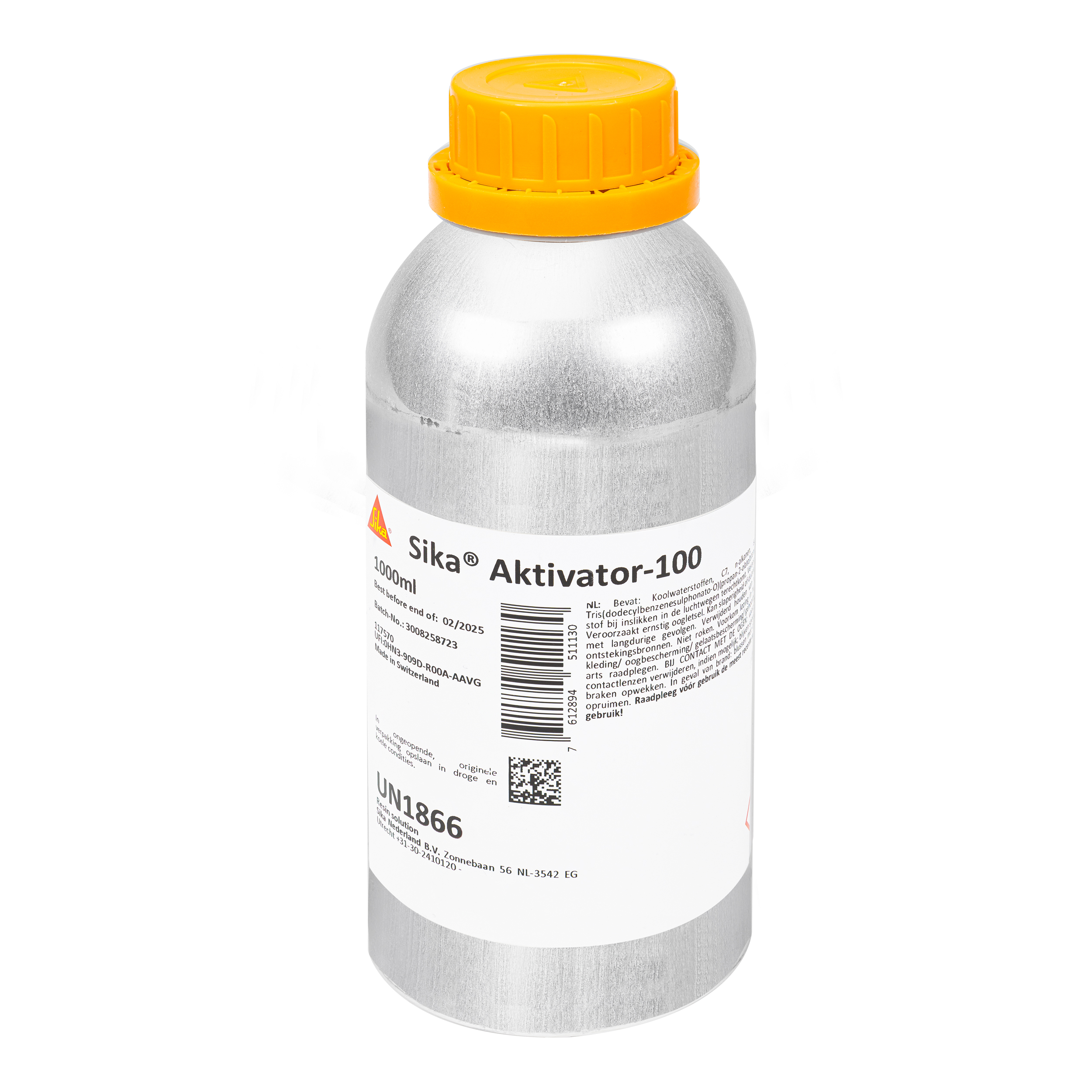 925322510 SIKA AKTIVATOR-100 TRANSPARANT 250 ML REINIGINGSMIDDEL / HECHTVERBETERAAR