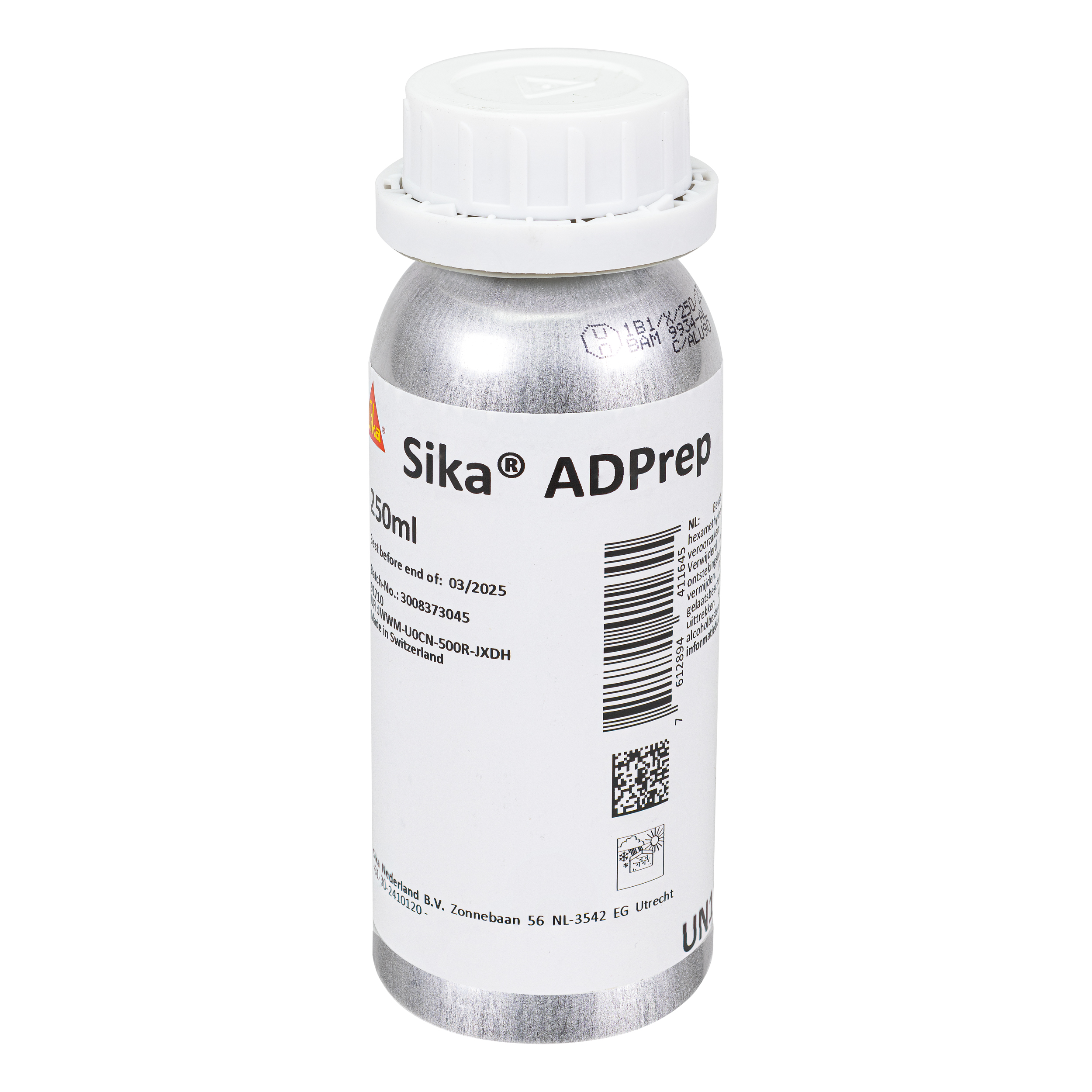 925000250 SIKA ADPREP TRANSPARANT 250 ML REINIGER OP NIET ZUIGEND ONDERGROND