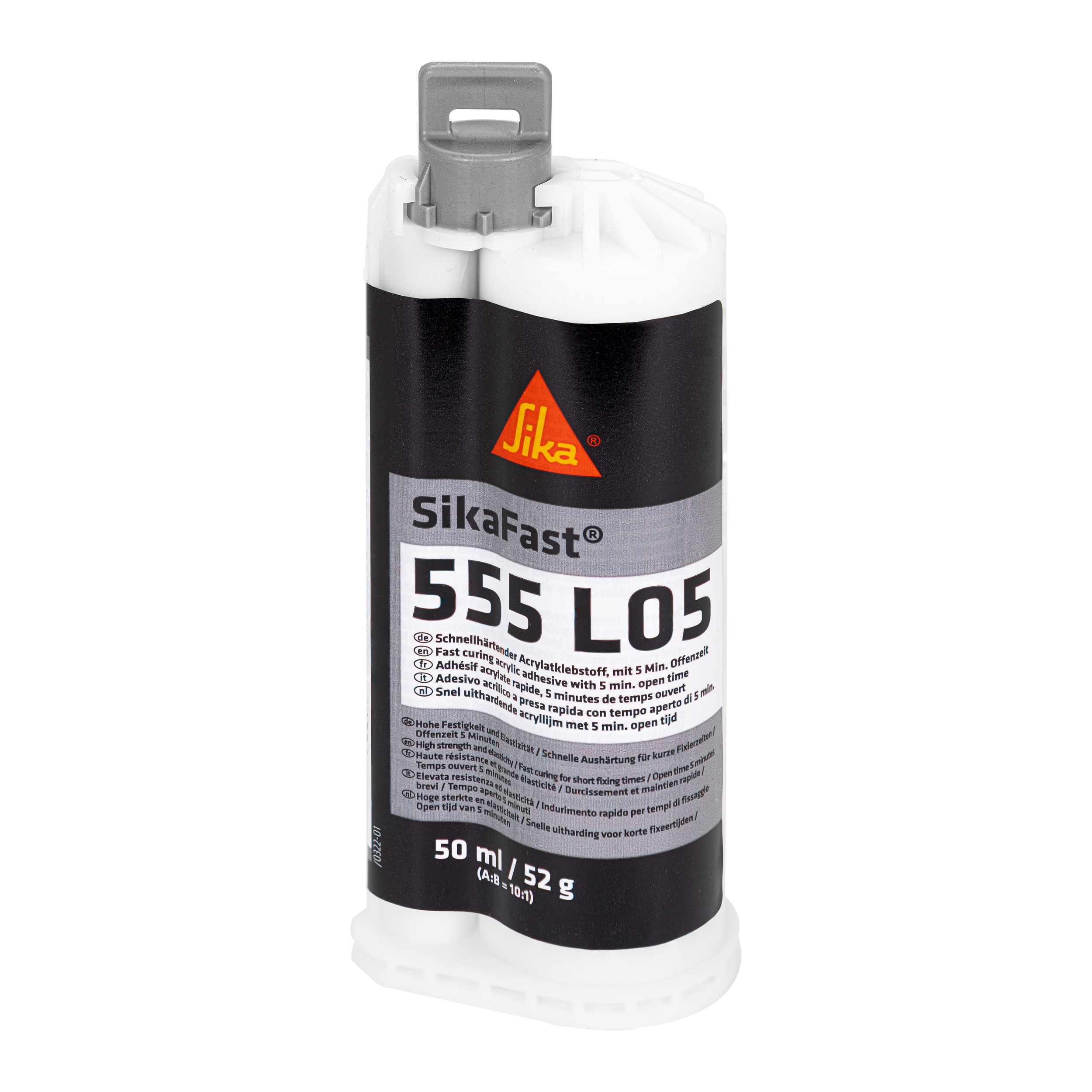 925555505 SIKAFAST -555L05 GRIJS 50 ML SNEL DOORHARDEND LIJMSYSTEEM