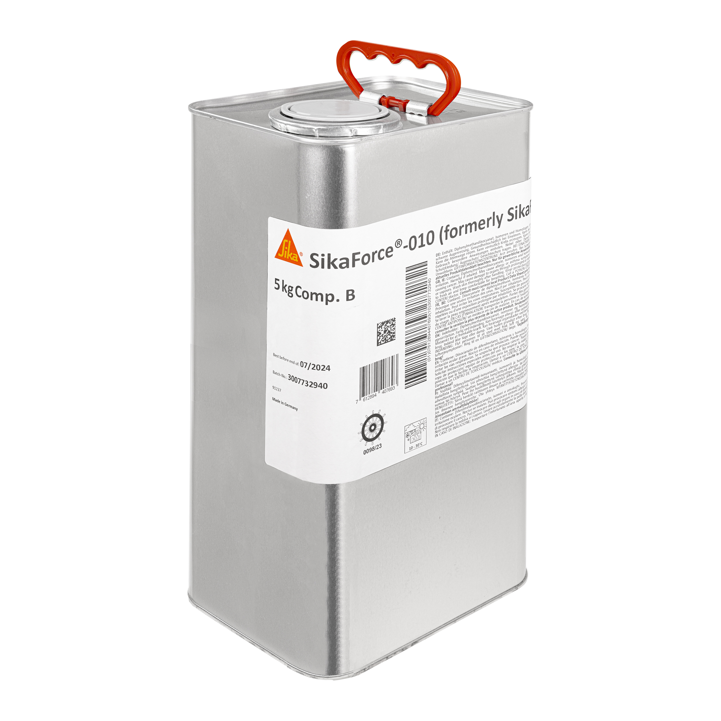 925701020 SIKAFORCE -010 (B) BRUIN 20 KG VERHARDER VOORHEEN: SIKAFORCE -7010