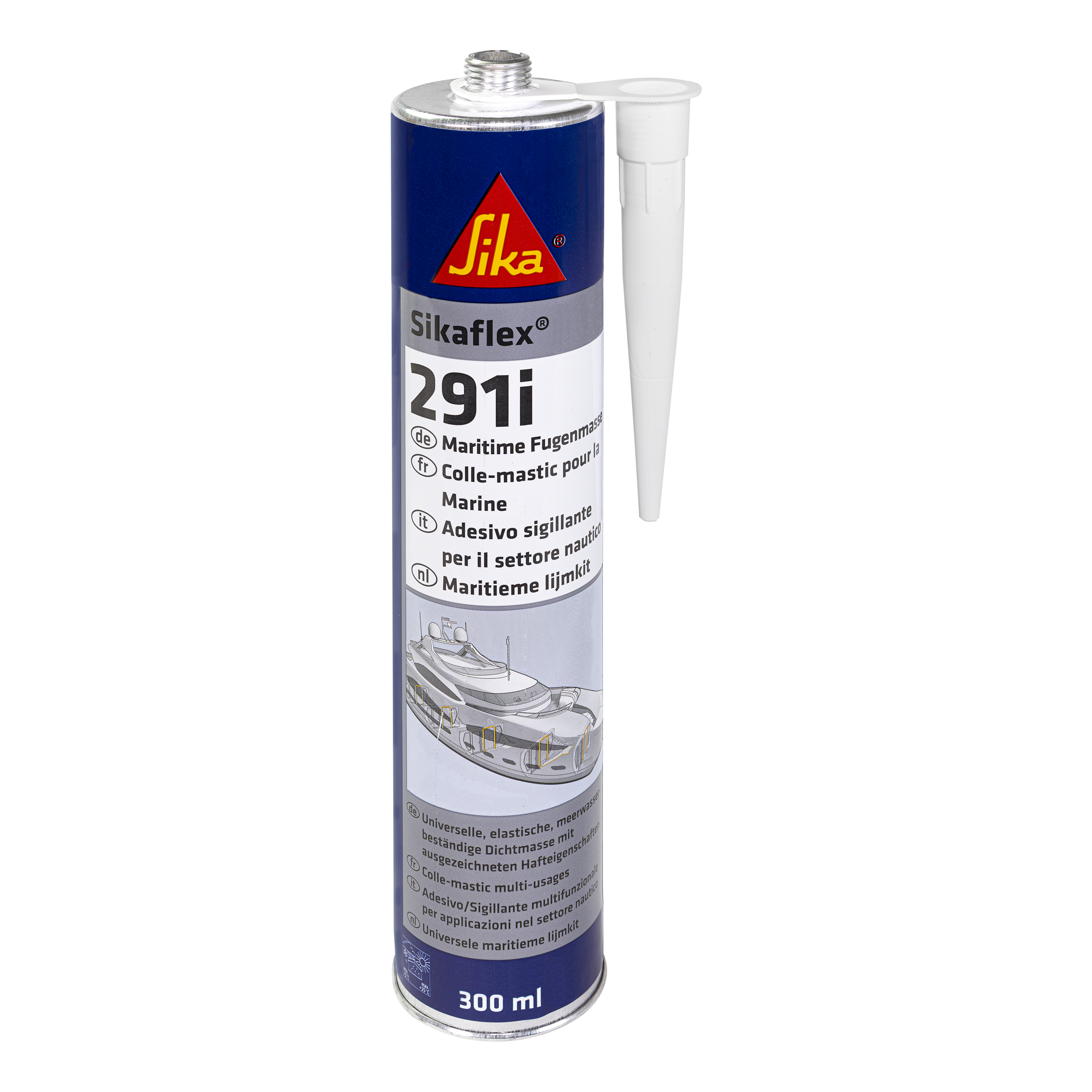 925129110 SIKAFLEX -291i ZWART 70 ML ELASTISCHE UNIVERSELE AFDICHTKIT