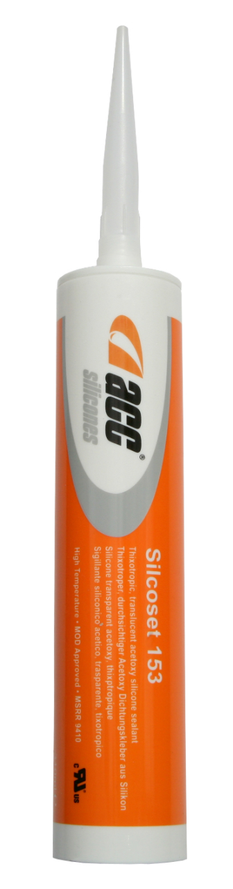 907501530 ACC SILCOSET 153 TRANSPARANT 310 ML PATROON, ACETOXY, NON SLUMP