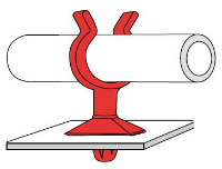271814740 KABELCLIP  81474 POM-Bl