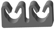 271233900 KABELCLIP 202339 PA66-BL