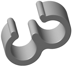 271233900 KABELCLIP 202339 PA66-BL