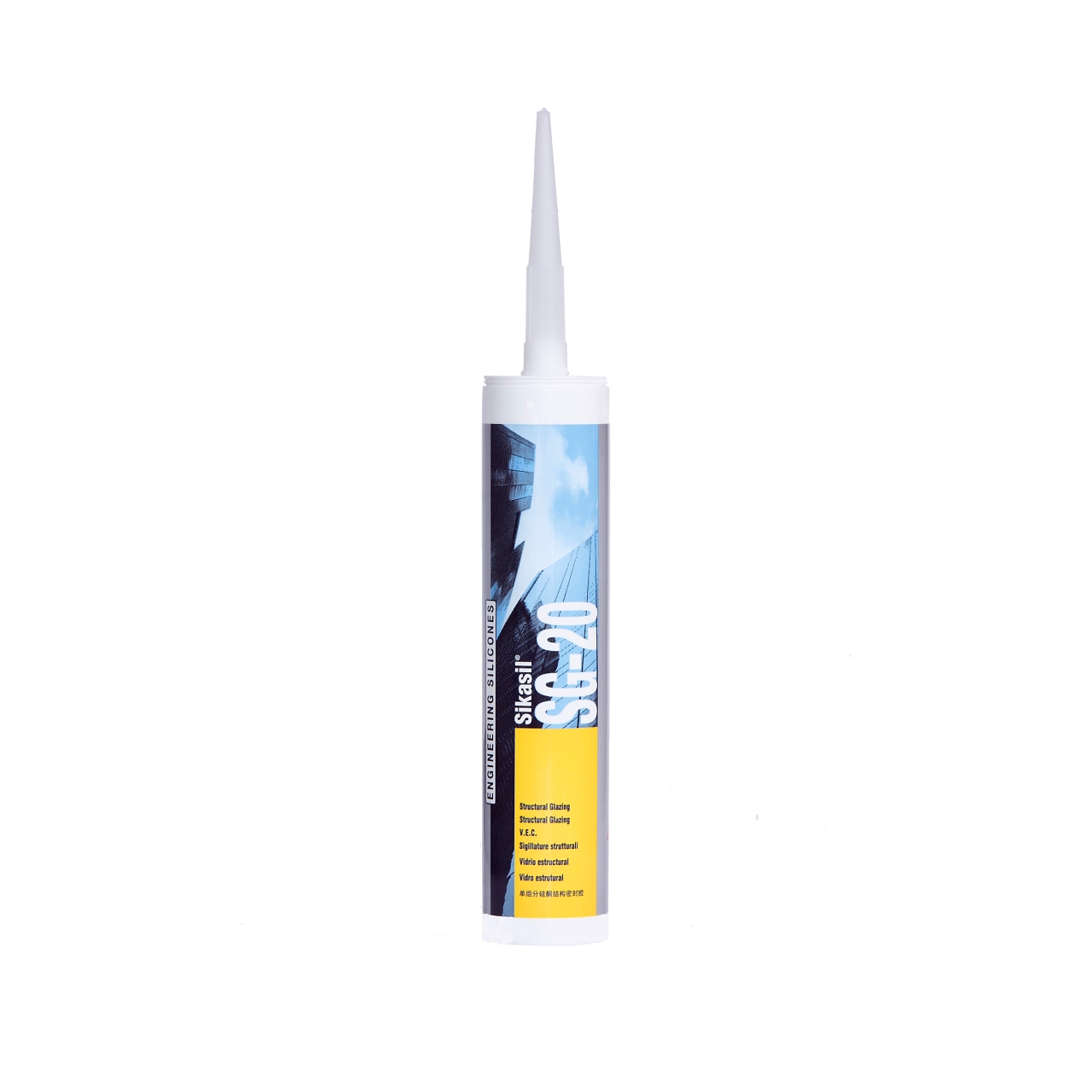 920203000 SIKASIL SG-20 ZWART 300 ML STRUCTURELE LIJM ZONNEMODULES